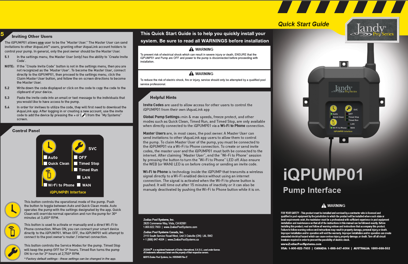 Manuales Automatización de piscinas y aplicaciones móviles de ZODIAC®