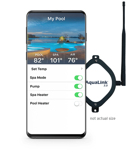 Iaqualink Pool Automation Swimming Mobile S Control Up To 32 Pool Spa Features Through The And A Web Connected Smart Device